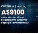 AS9100 Denetimi Başarıyla Tamamlanmıştır.(2025)